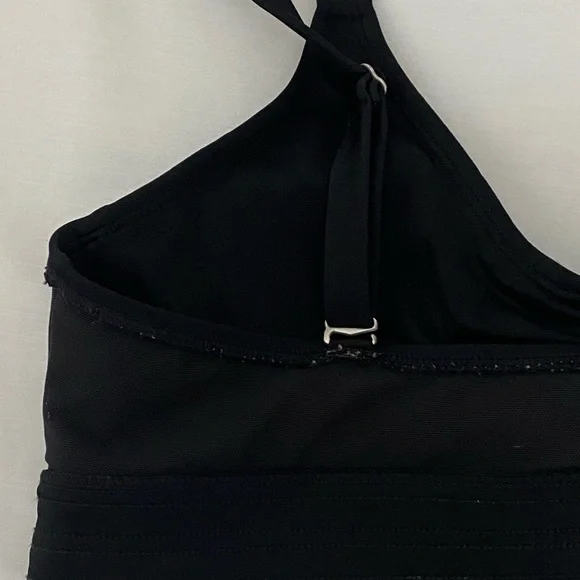 Athleta Stitched Band Bikini Top Black Size 32 B/C - Picture 9 of 10